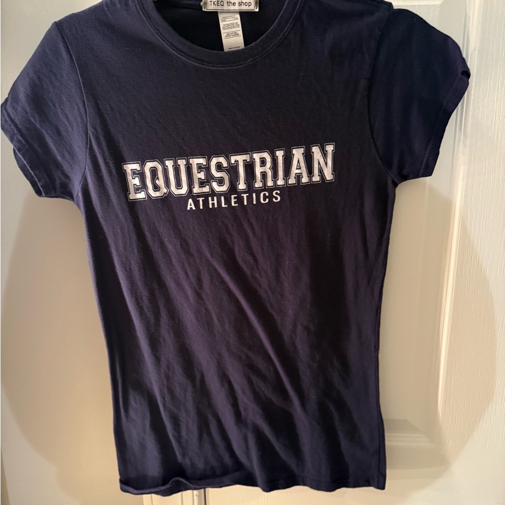 TKEQ Equestrian Athletics Navy T-Shirt